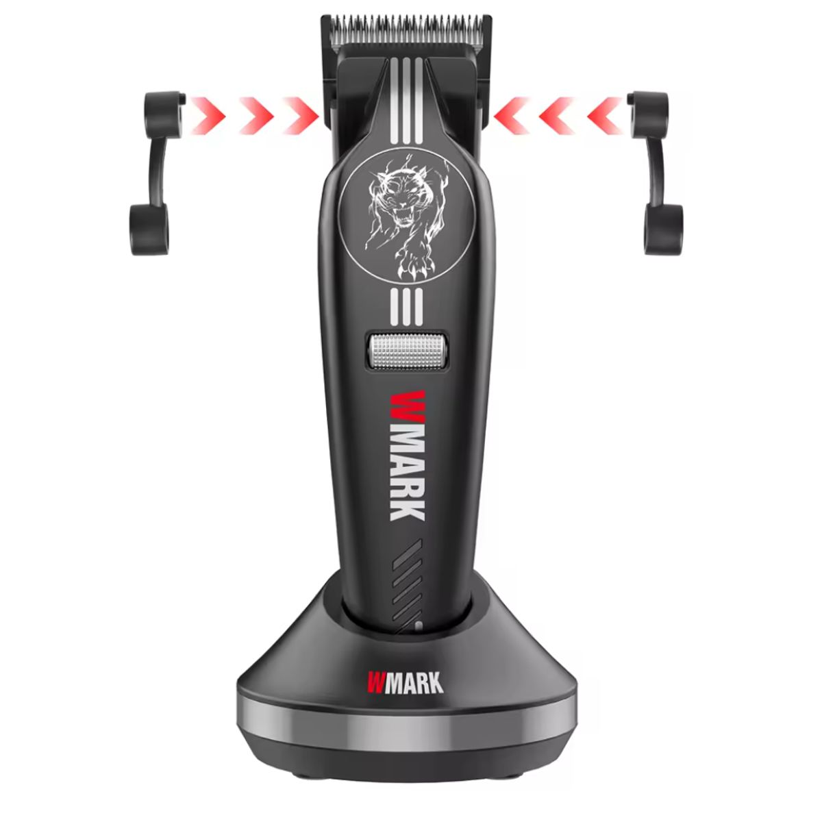 GENERICO - Kit Cortadora de Pelo Profesional + Trimmer Recargables NG-8634 RPM 7000-9000 Con Accesorios .