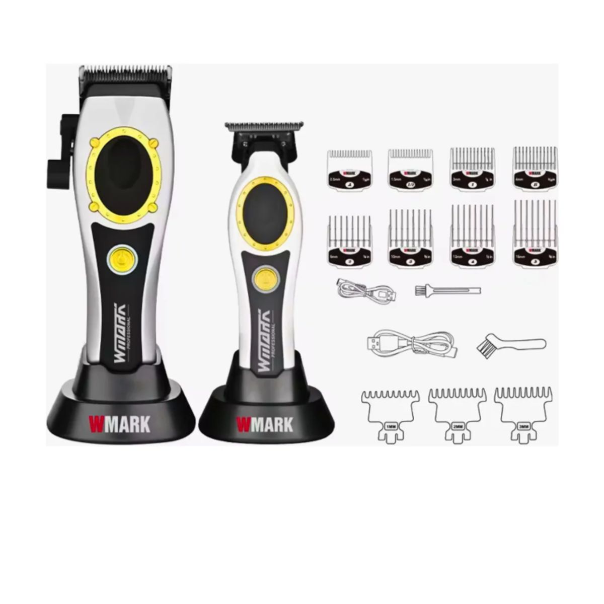GENERICO - Kit 2 WMARK Profesional NG-7030 NG-7230 5 Niveles Blanca
