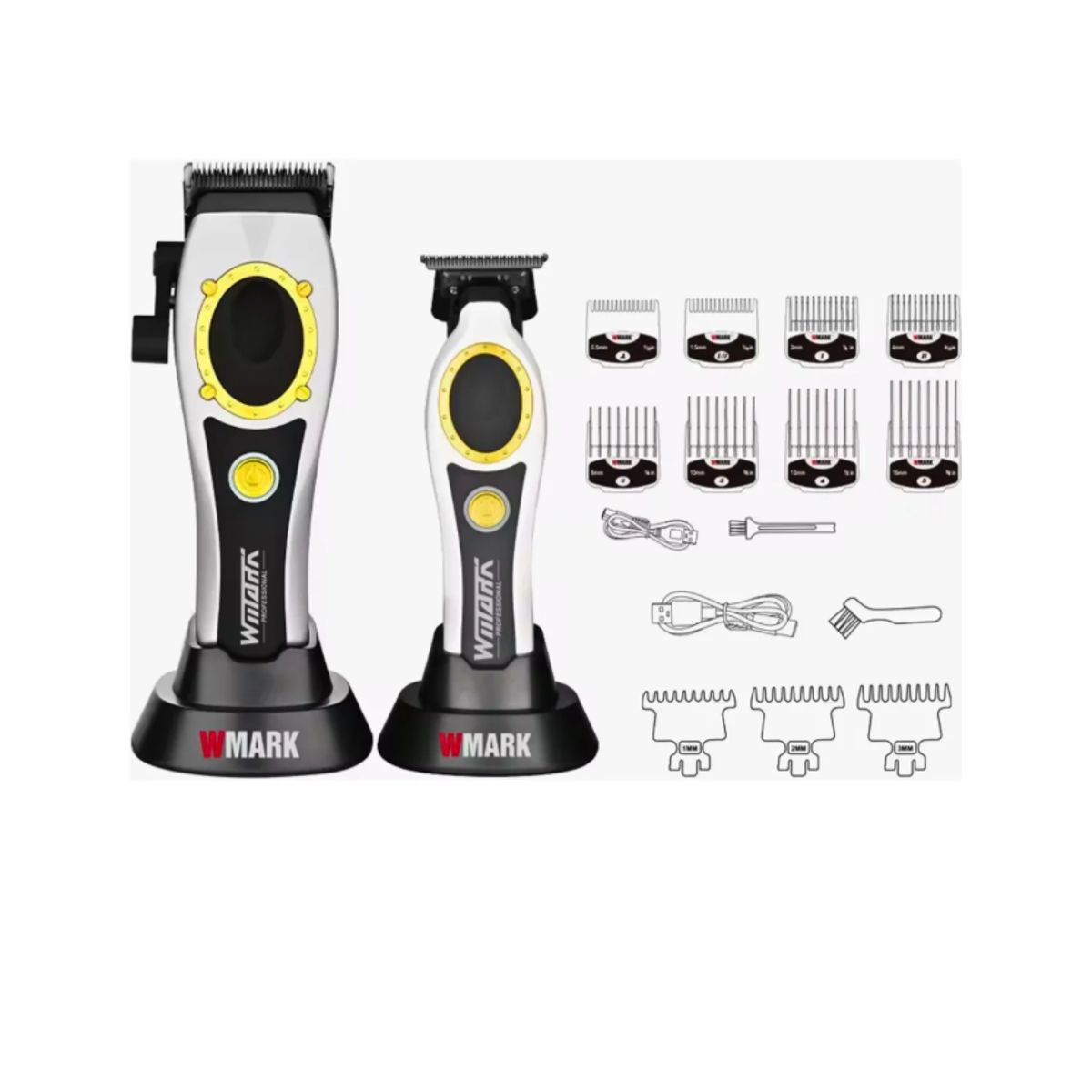 GENERICO - Kit 2 WMARK Profesional NG-7030 NG-7230 5 Niveles Blanca