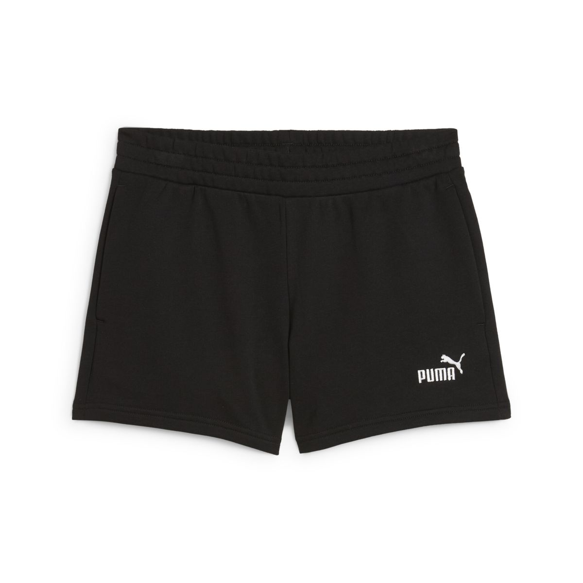 PUMA - Pantaloneta Deportiva Puma Original Ess Small 4 Negro Mujer