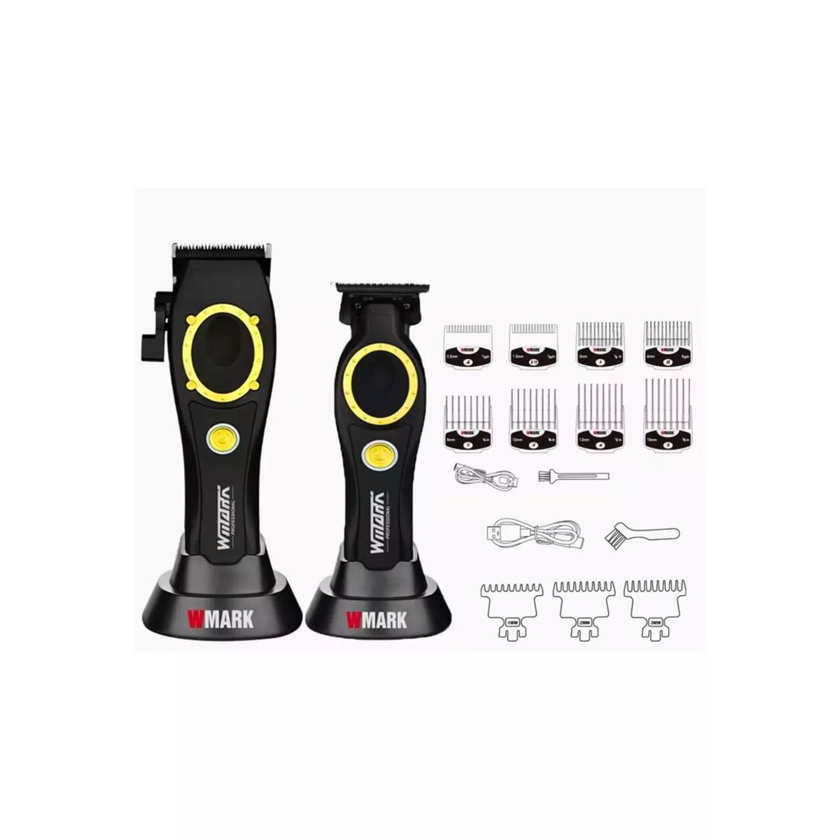 GENERICO - Kit 2 WMARK Profesional NG-7030 NG-7230 5 Niveles Negro