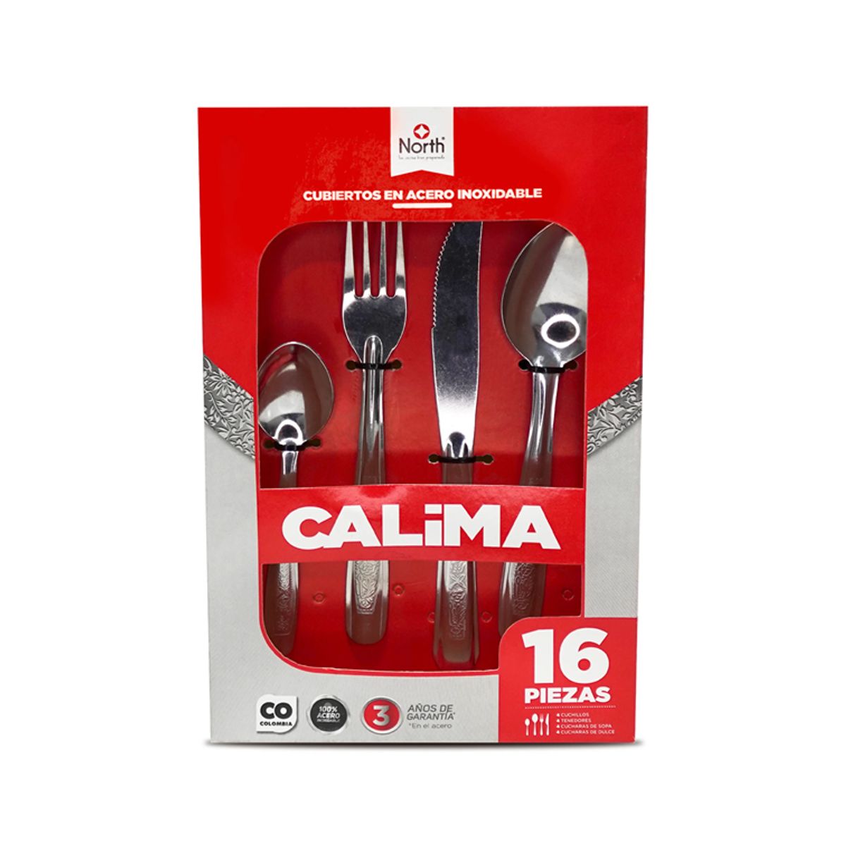 NORTH - Set de cubiertos North Calima de 16 Piezas 1305