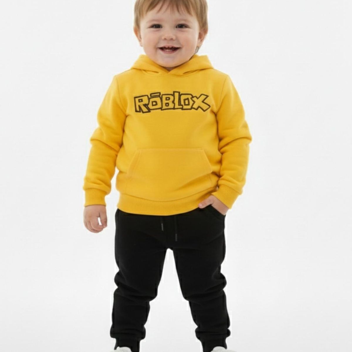 BIGBOYS - Conjunto Roblox Amarillo Bebe Niño