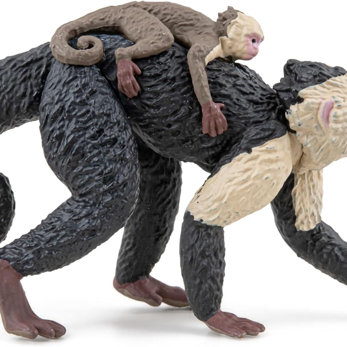 JUGANDO Y EDUCANDO - Figura Coleccionable Mono Capuchino Pintada A Mano Papo