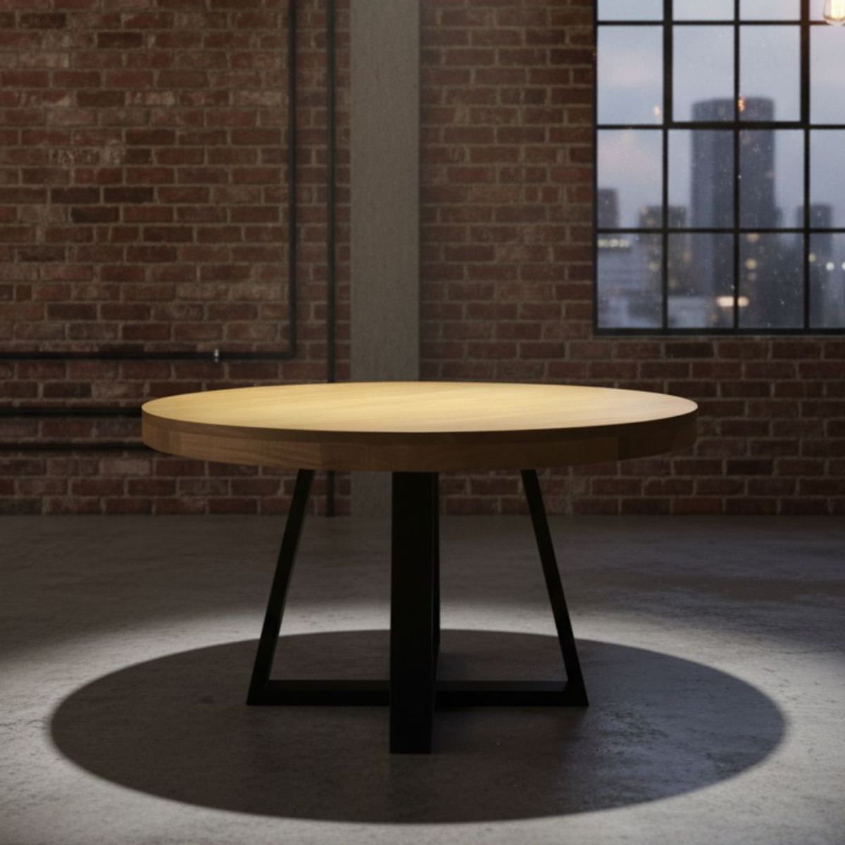 22 GRADOS DECORACION - Mesa comedor Cenit Diámetro 140cm Formica y metal