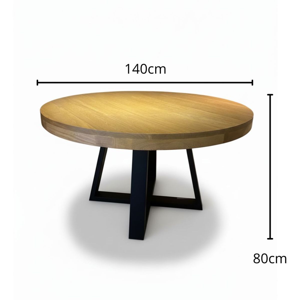 22 GRADOS DECORACION - Mesa comedor Cenit Diámetro 140cm Formica y metal