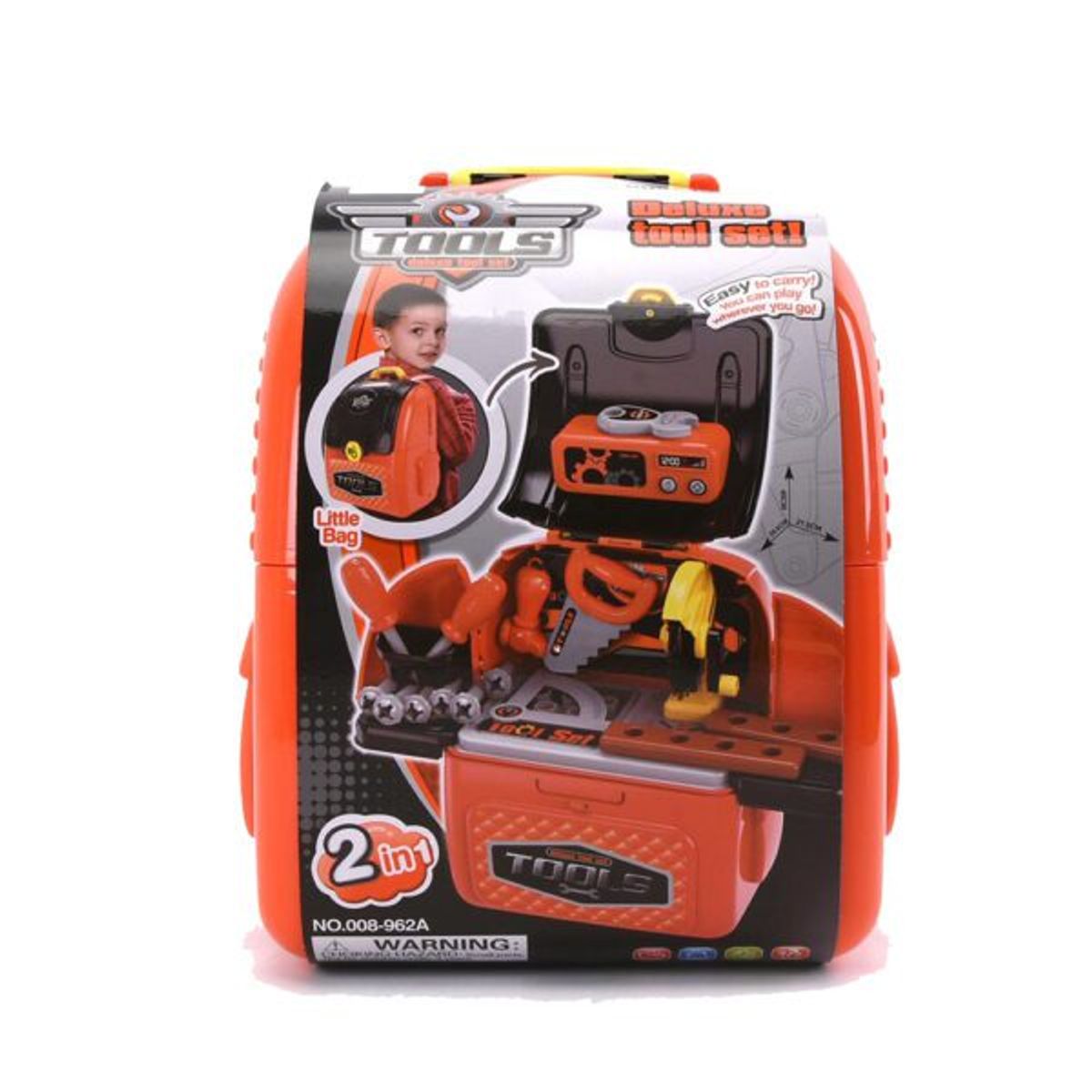 AMERICAN GENERICS - Kit 2en1 Maleta y Herramientas Juguete Maleta Portatil Para Niño