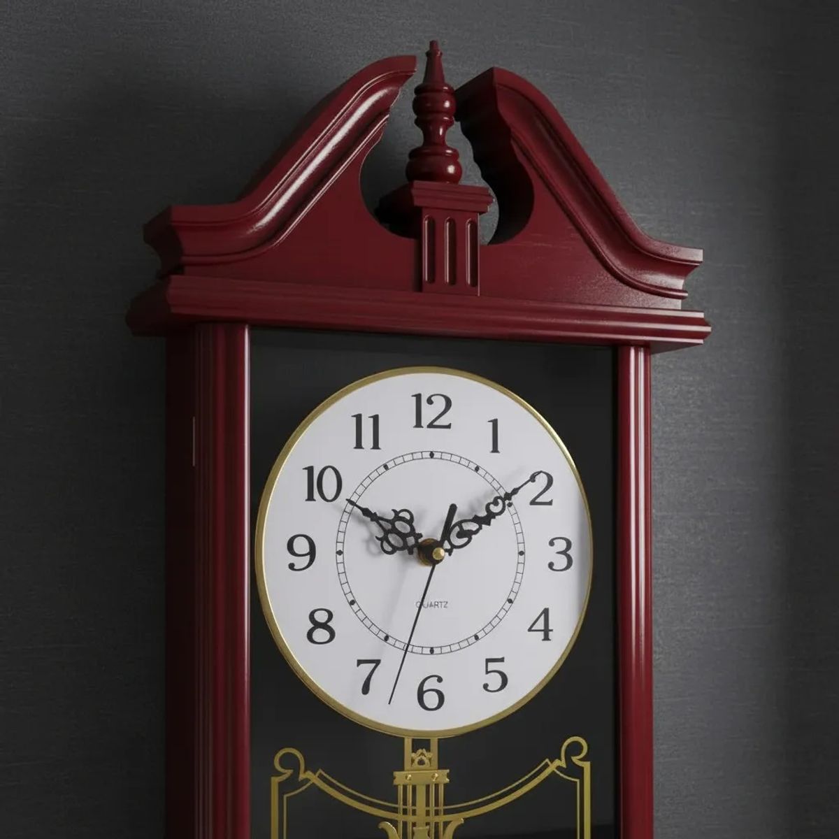 GENERICO - Reloj Pared Pendulo Decorativo Grand Estilo Madera