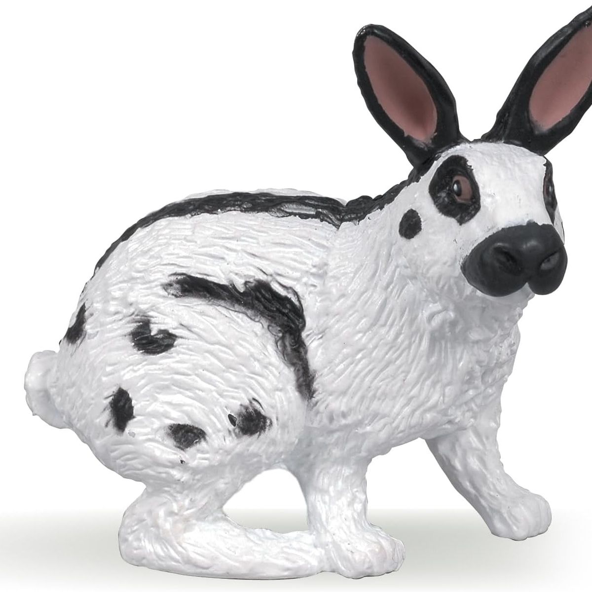 JUGANDO Y EDUCANDO - Figura Coleccionable Conejo Blanco Pintada A Mano Papo