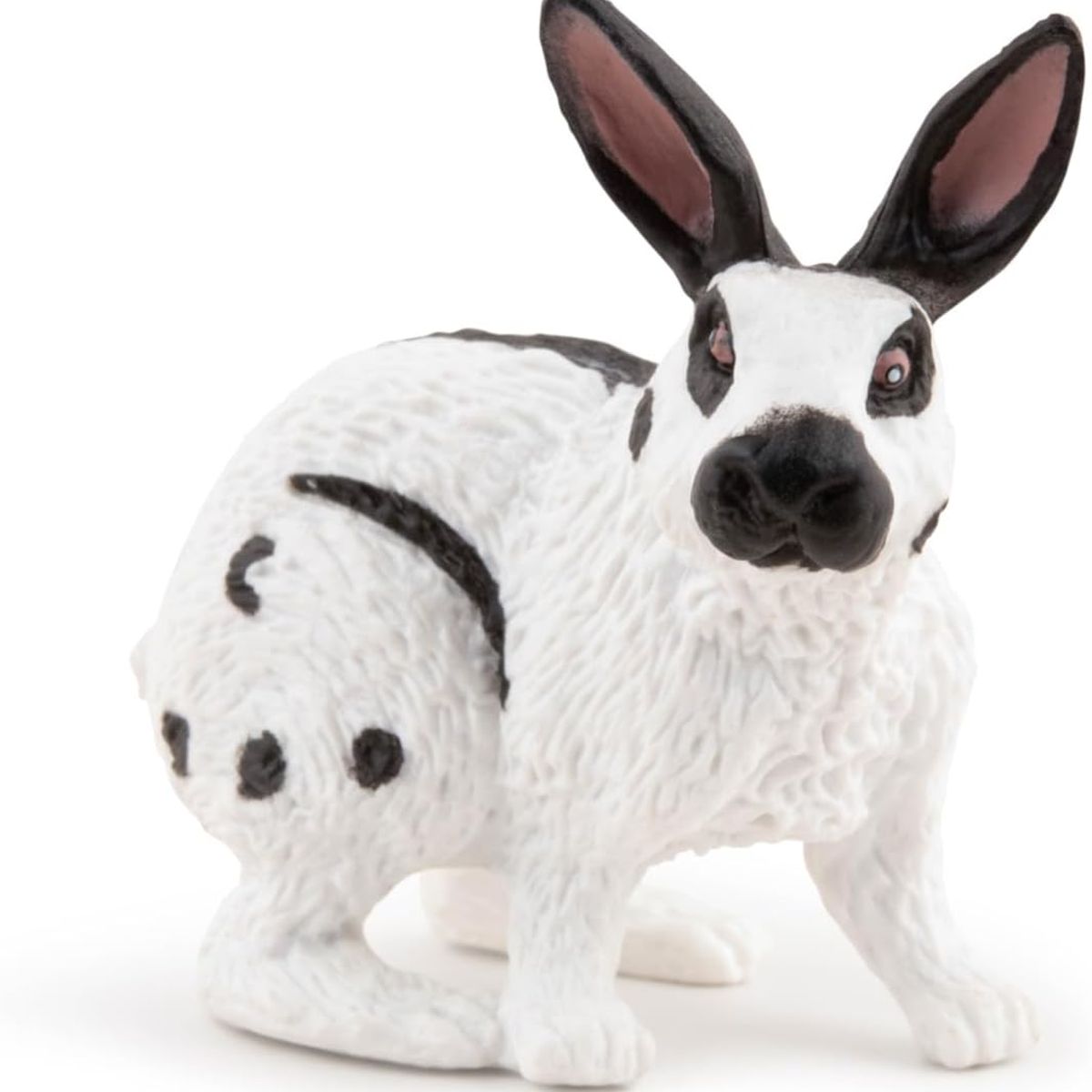 JUGANDO Y EDUCANDO - Figura Coleccionable Conejo Blanco Pintada A Mano Papo