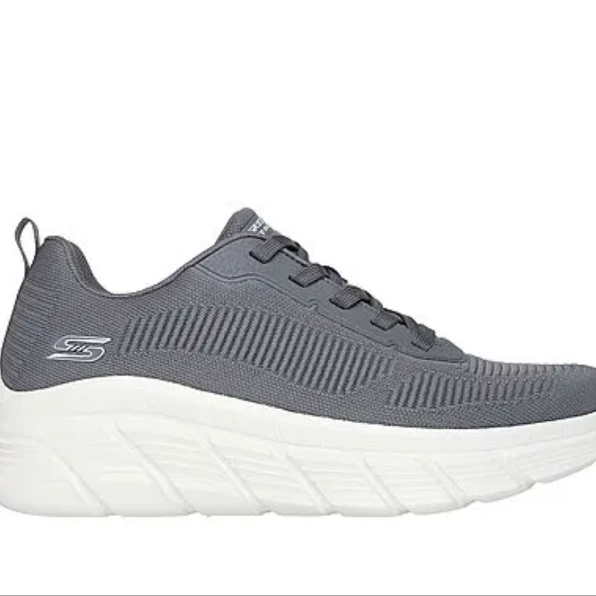 SKECHERS - Tenis Skechers Hombre Bobs B Flex Hi Memory Foam Gris
