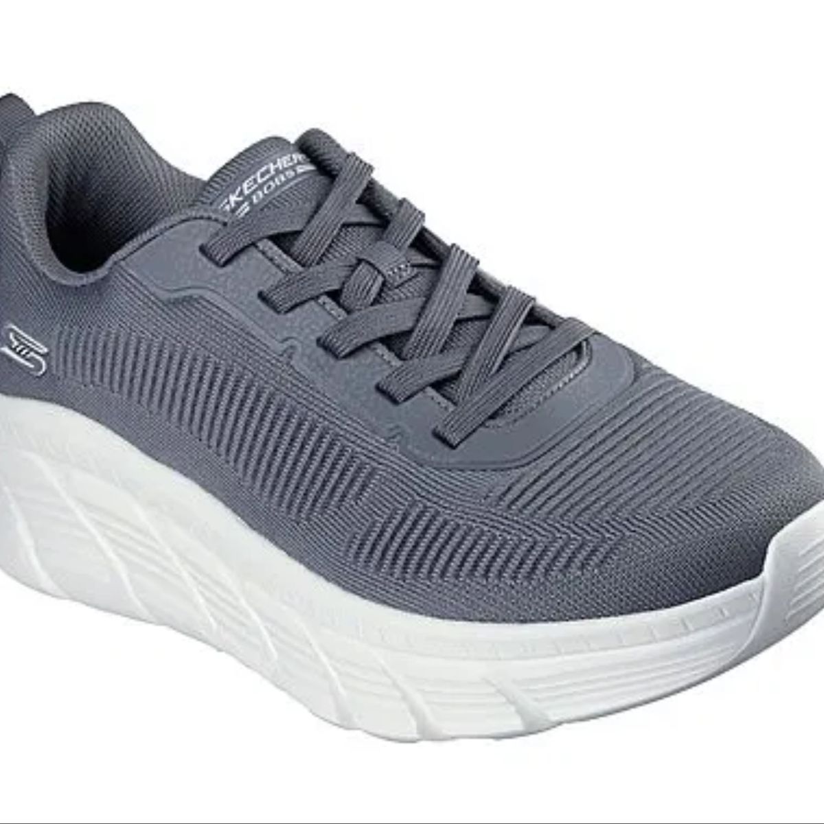 SKECHERS - Tenis Skechers Hombre Bobs B Flex Hi Memory Foam Gris