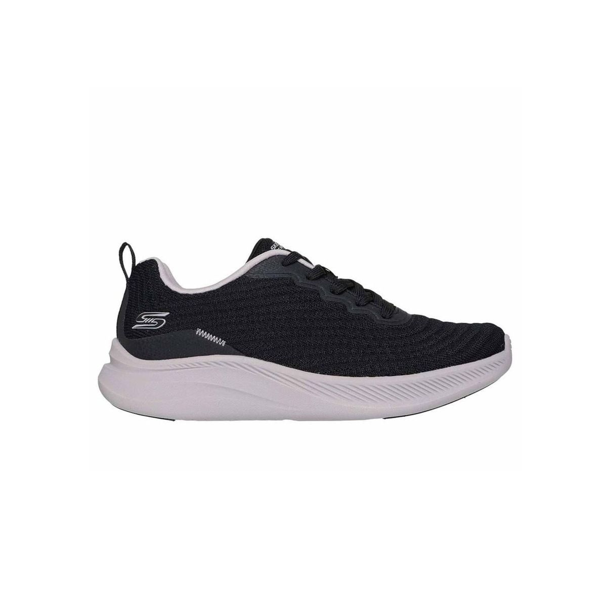 SKECHERS - Tenis Skechers Mujer Bobs Moda Flex Veganos Negro Blanco