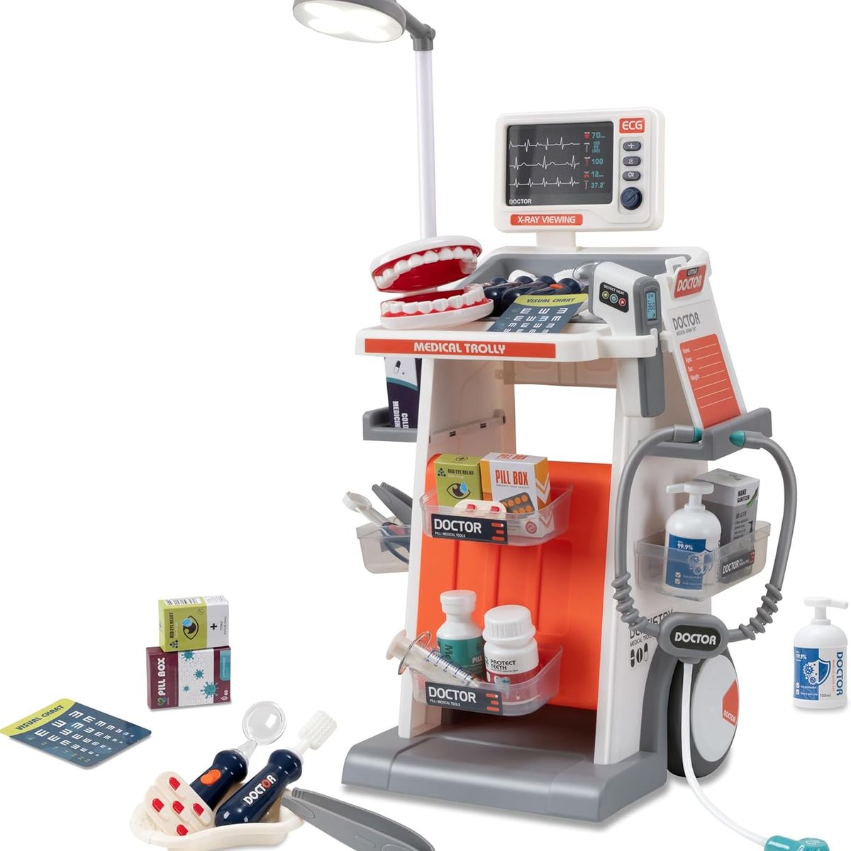 GENERICO - Set Médico y Odontológico estación médica niños 30 pzs