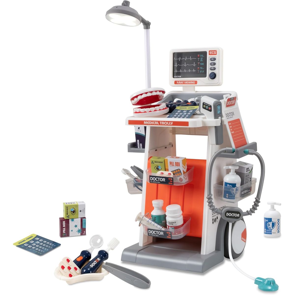 GENERICO - Set Médico y Odontológico estación médica niños 30 pzs