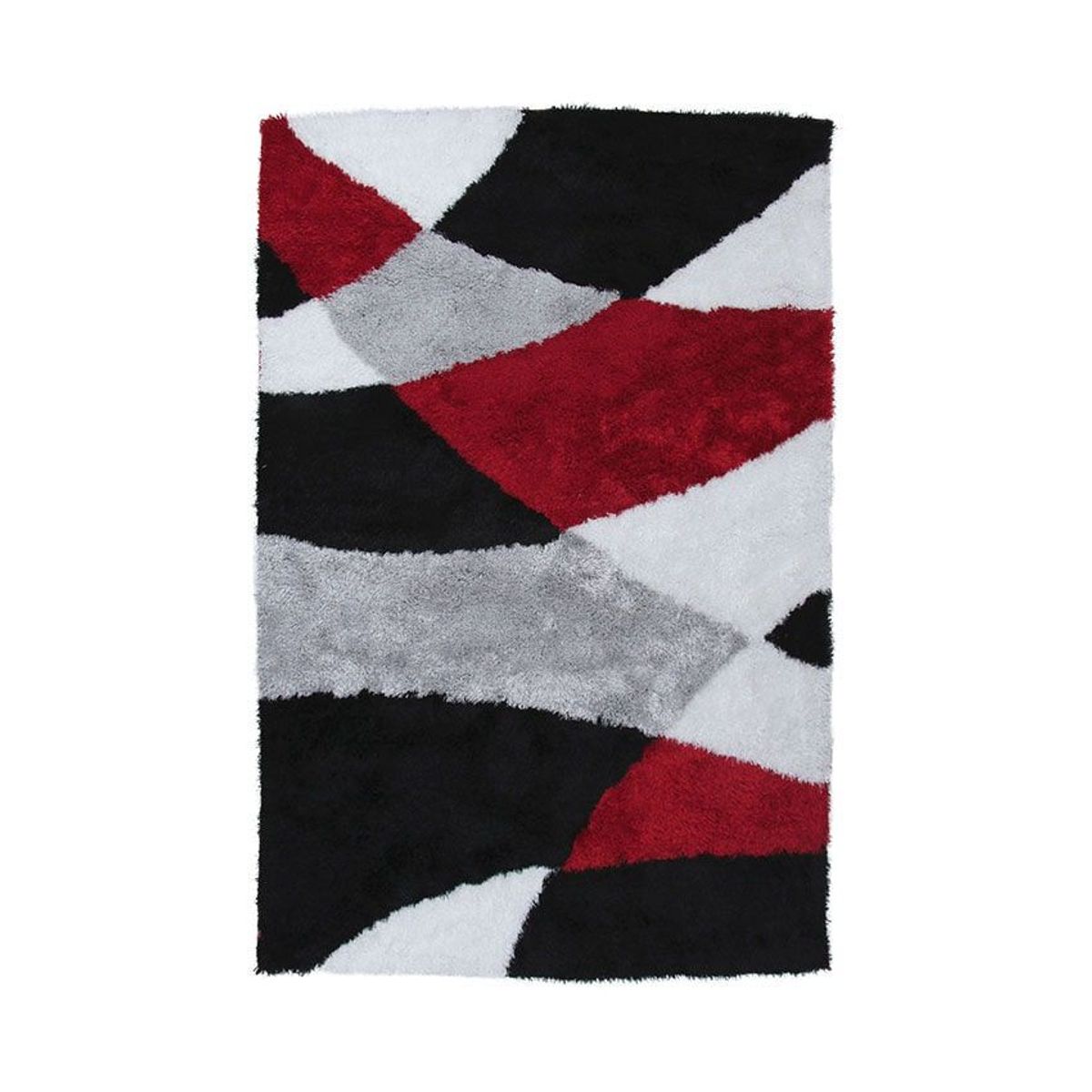 MITAPETE COM - Tapete Alfombra Sala  120 X 170cms Rojo Gris