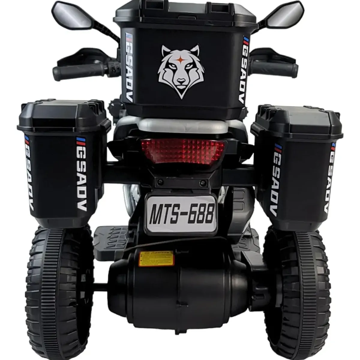 ROADMASTER - Roadmaster Moto Electrica Montable para Niños y Niñas de 2 a 5 años  de 3 Ruedas Negro