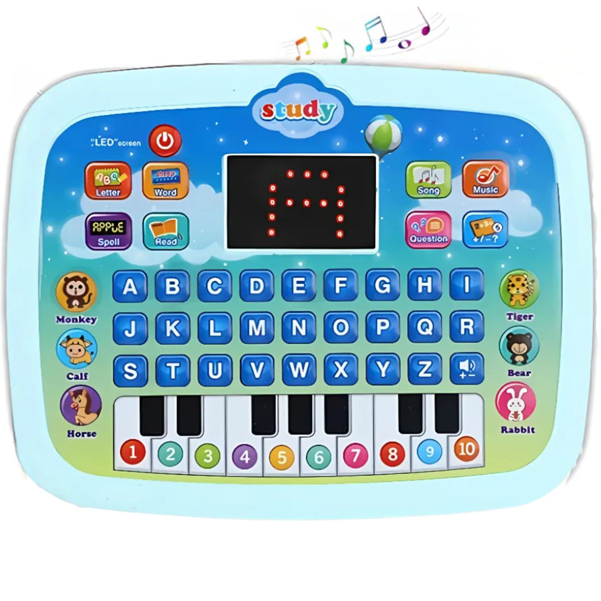 COLME TECHNOLOGY HOME - Piano Computador Didáctico Infantil Educativo Portátil
