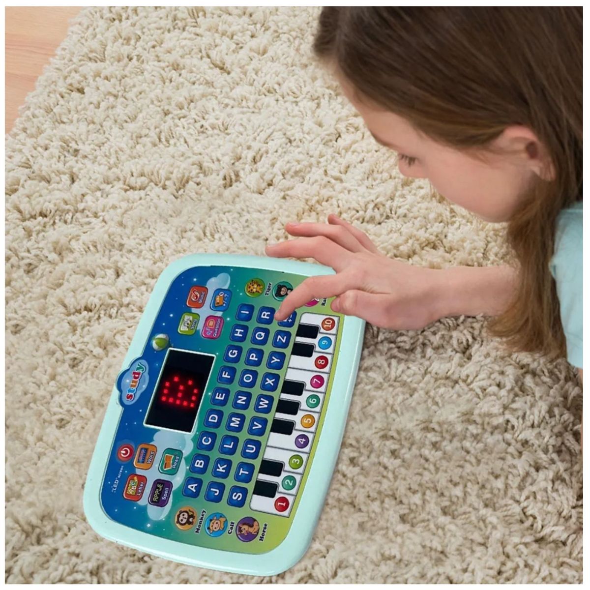 COLME TECHNOLOGY HOME - Piano Computador Didáctico Infantil Educativo Portátil