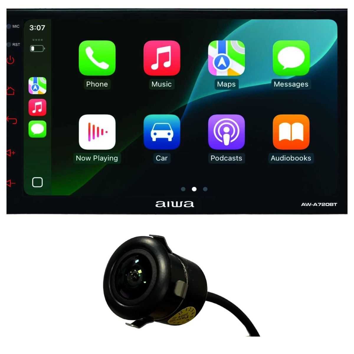 AIWA - Radio Carro AIWA 7 Android Auto Carplay Inalambricos 2GB 32GB Wifi Bluetooth