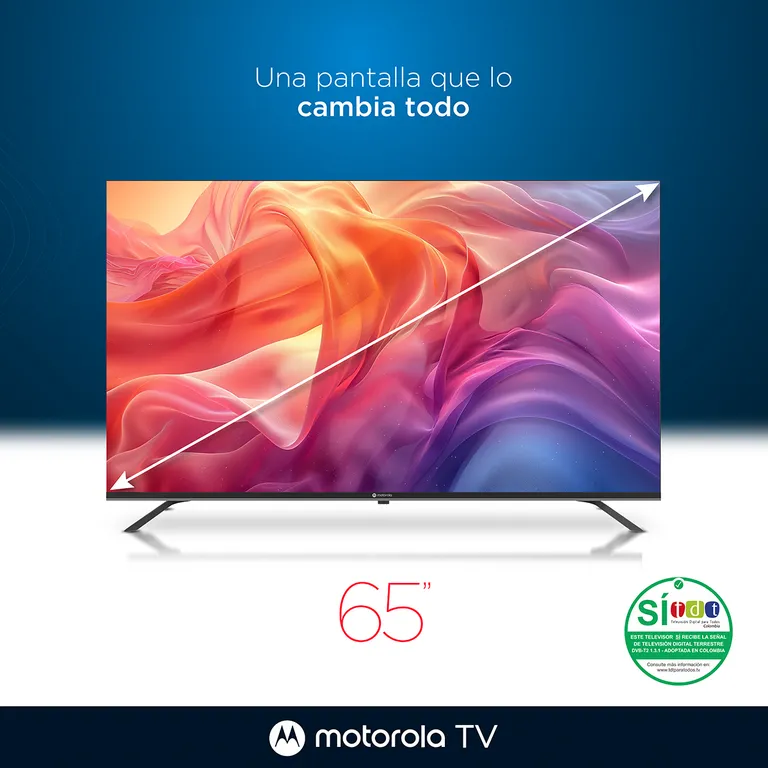 Televisor Motorola 65 Smart TV 4K Ultra HD - MOT65UQE11