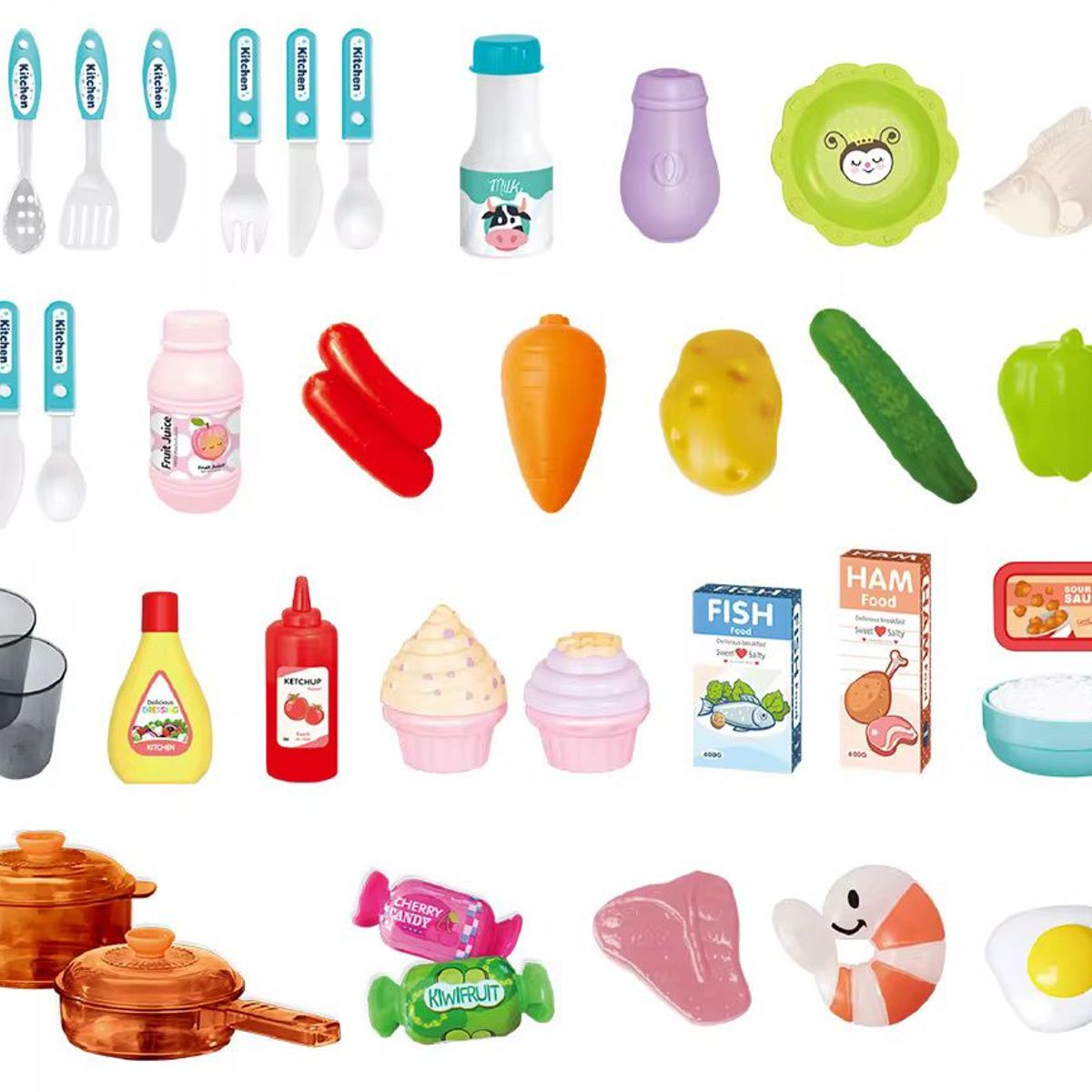 GENERICO - Cocina Didáctica Home Kitchen Azul para Niños