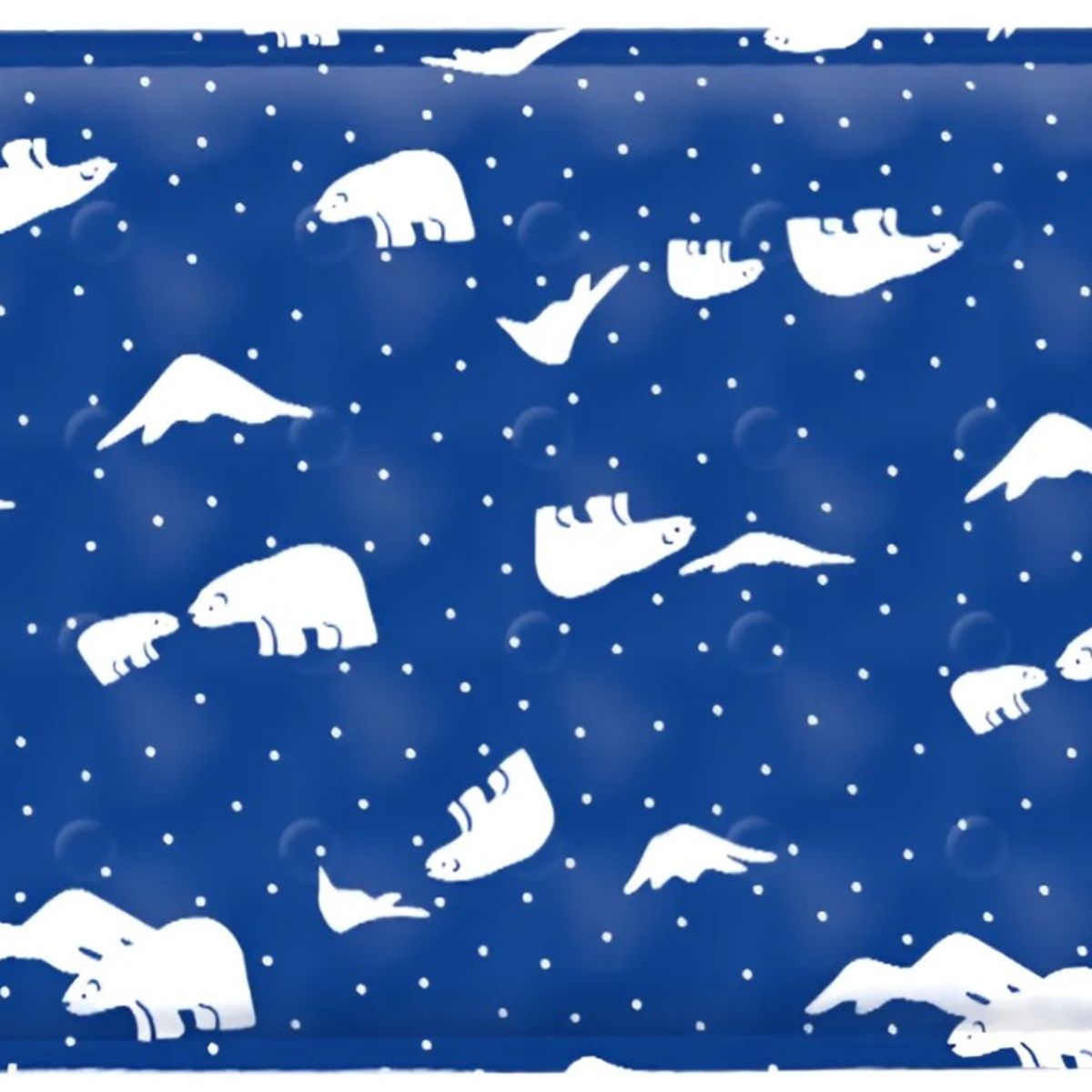 GENERICO - Cama De Gel Refrigerante Para Mascotas Estilo Oso Polar 50x60