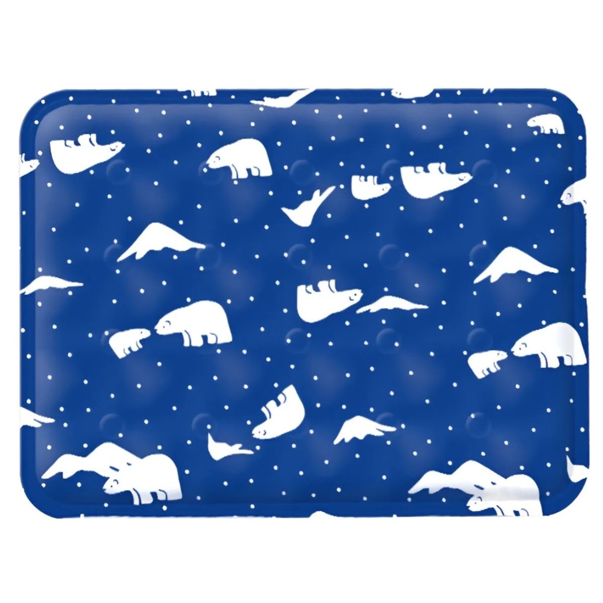 GENERICO - Cama De Gel Refrigerante Para Mascotas Estilo Oso Polar 50x60