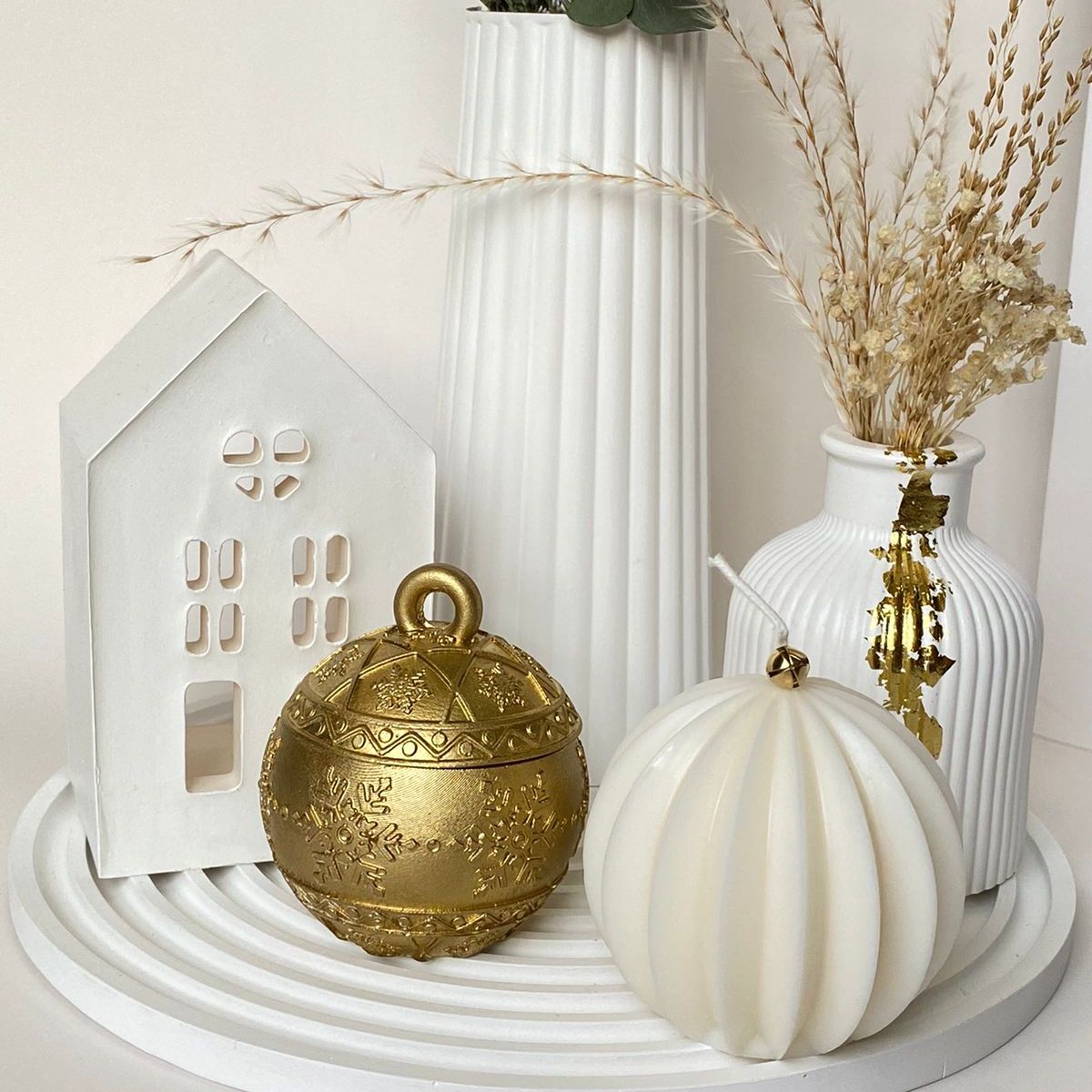 GENERAL - centro de mesa adorno navideño sala comedor respisa mueble