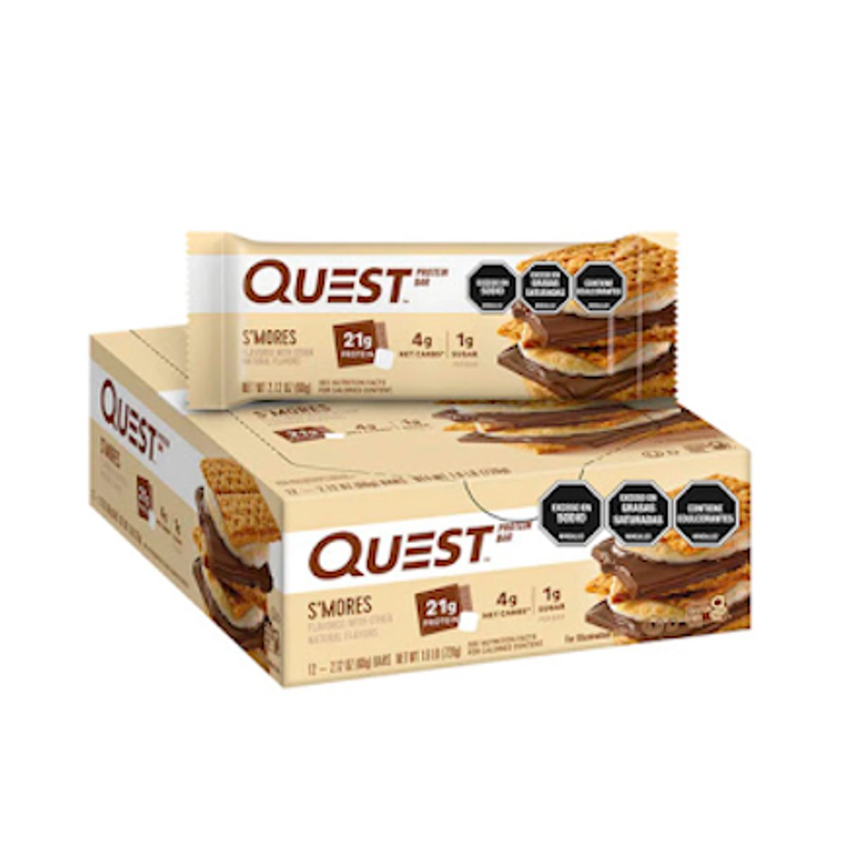 QUEST - Quest Barras de proteina 20g por barra - 12 barras - Sabor sorpresa