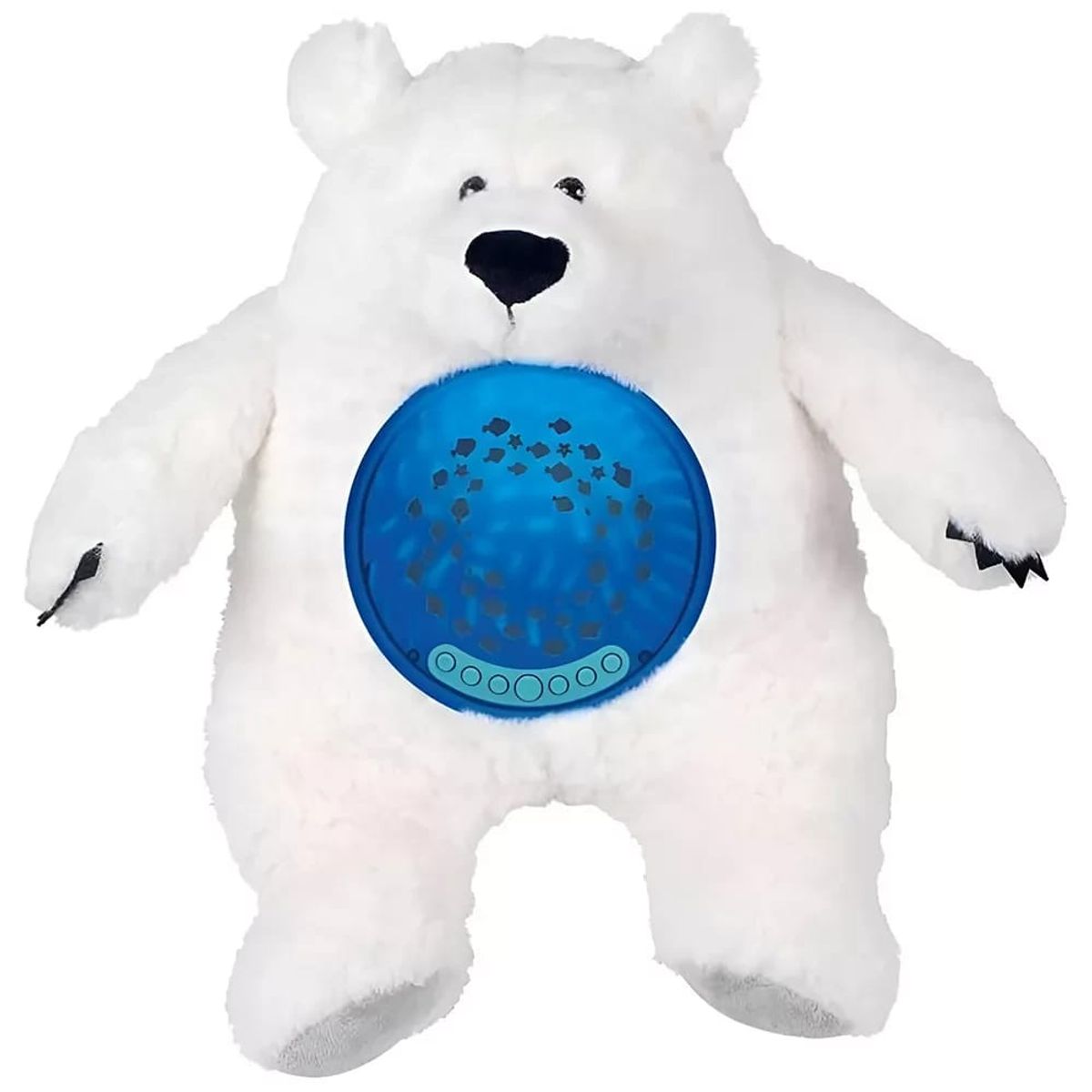 GENERICO - Peluche Proyector Oso Polar con sonidos Blancos