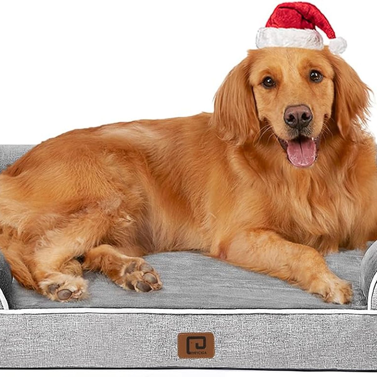 GENERICO - Cama Ortopédica Perros De Gran Tamaño 91 X 69 X 17 Cm Gris Sofá