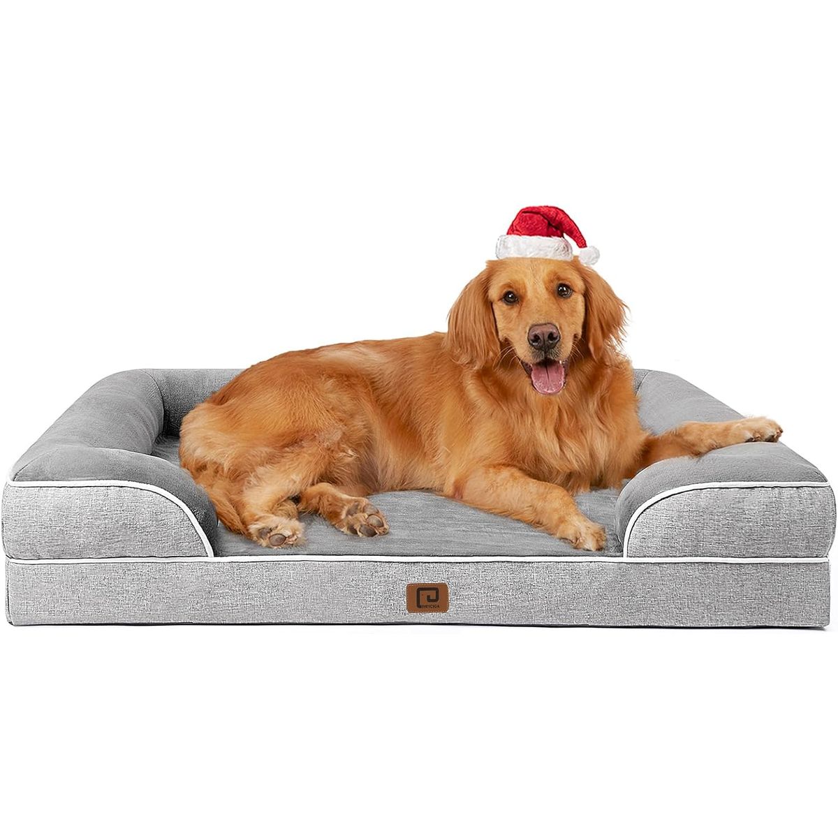 GENERICO - Cama Ortopédica Perros De Gran Tamaño 91 X 69 X 17 Cm Gris Sofá