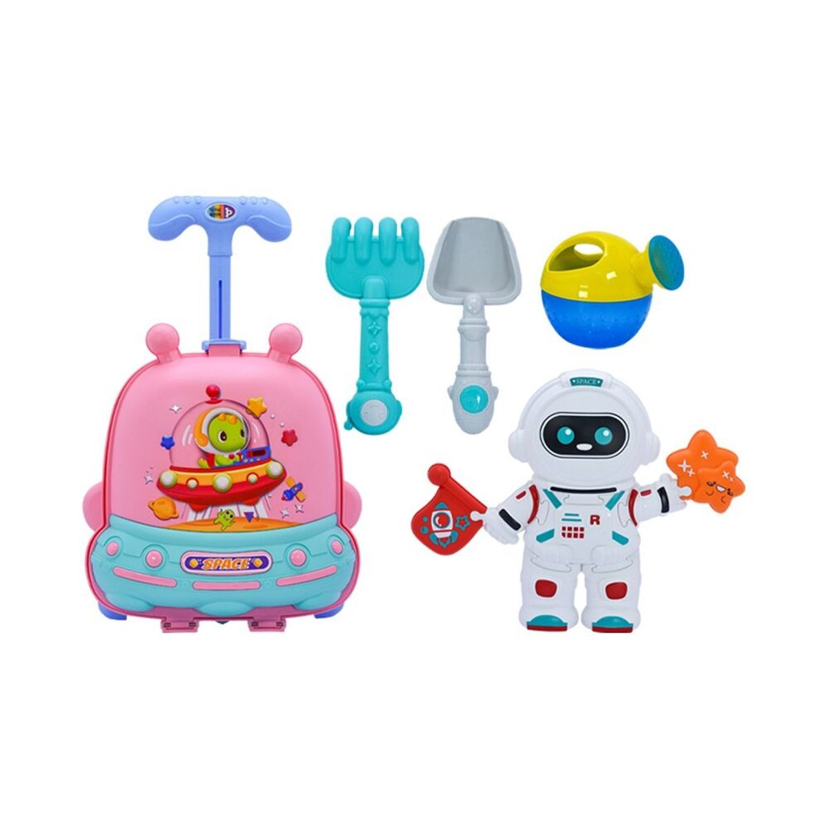 MONKEY BRANDS - Set de Arena Astronauta con Maletin Space Monkey Doh