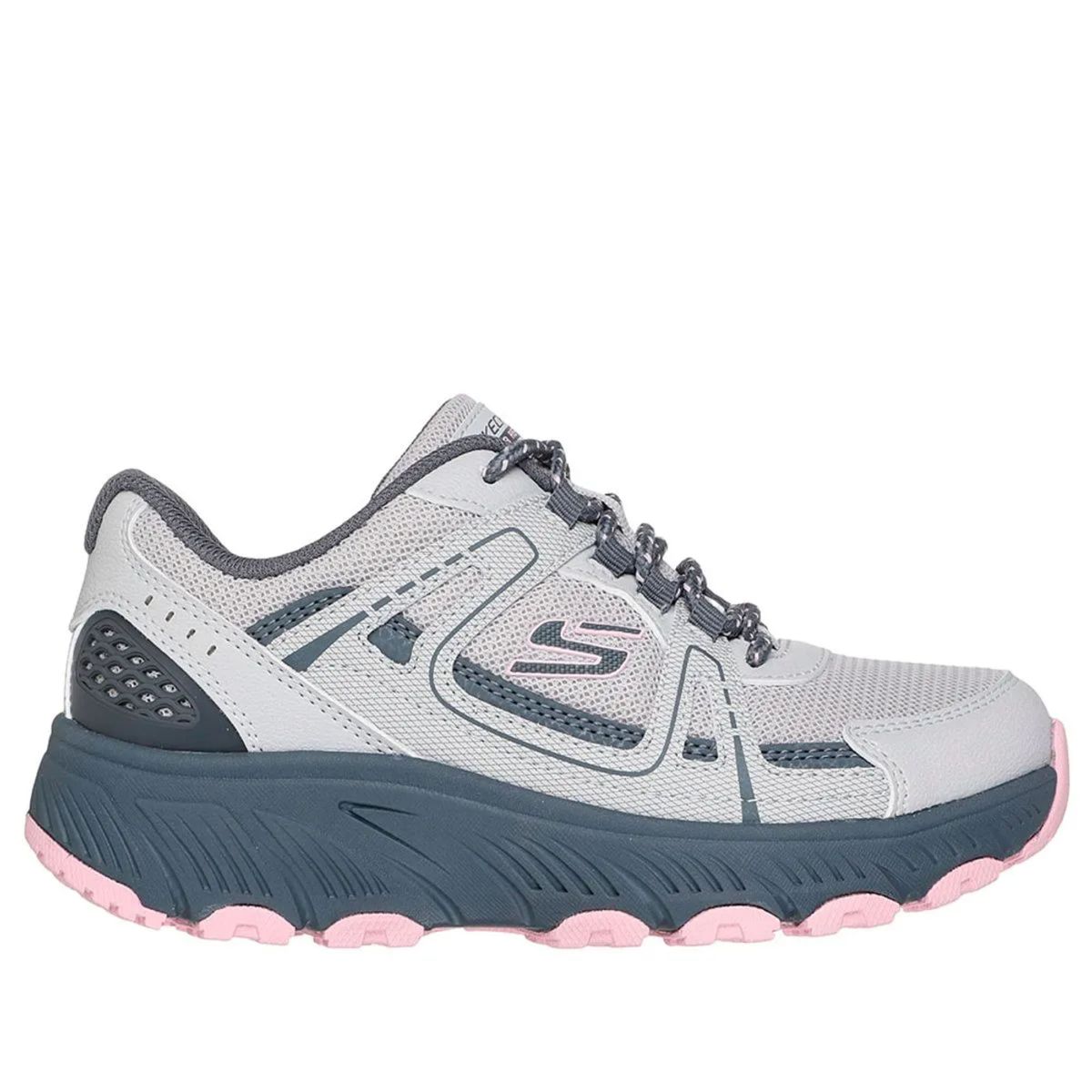 SKECHERS - Tenis Skechers Mujer Hillcrest 20 Repelente al Agua Gris