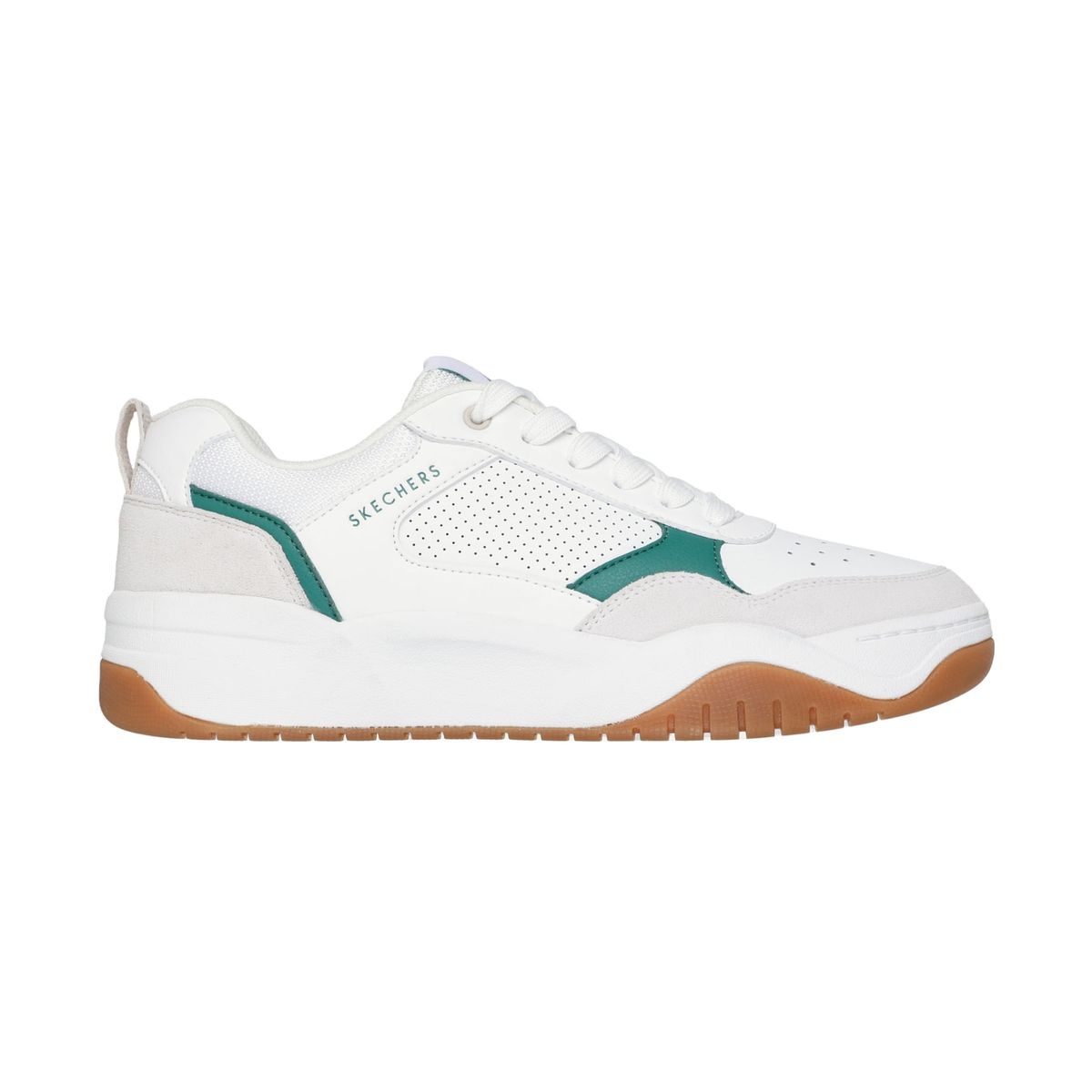 SKECHERS - Tenis Skechers Hombre Odyssey Air-Cooled MF Blanco Verde