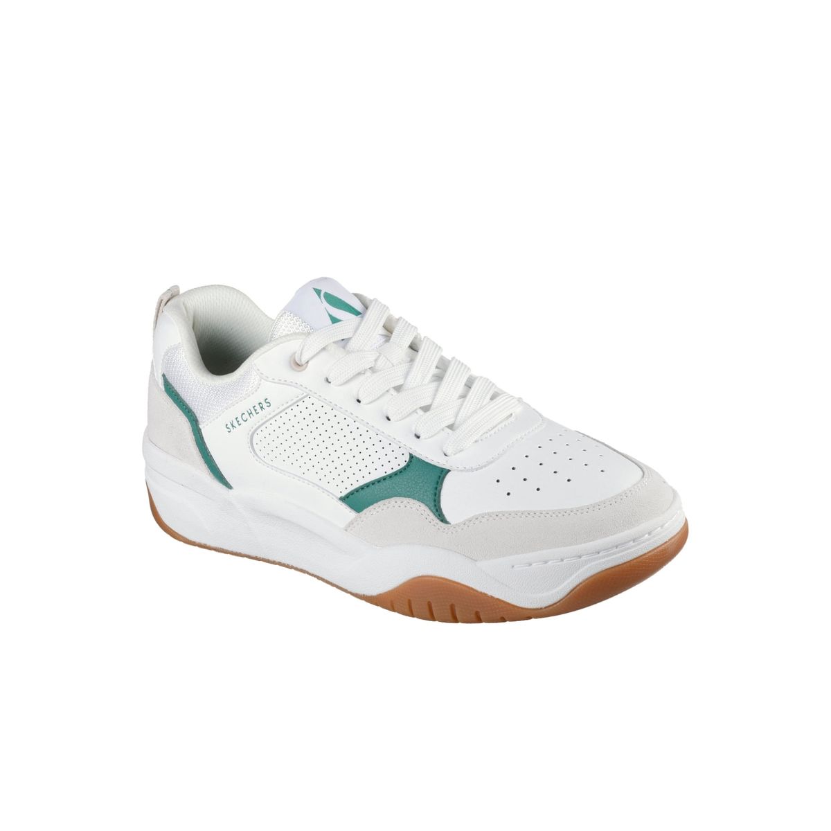 SKECHERS - Tenis Skechers Hombre Odyssey Air-Cooled MF Blanco Verde