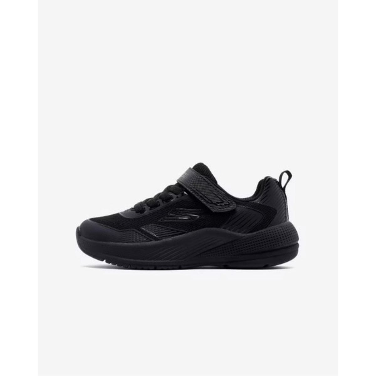 SKECHERS - Tenis Skechers Niña Microspec Advance Velcro Negro
