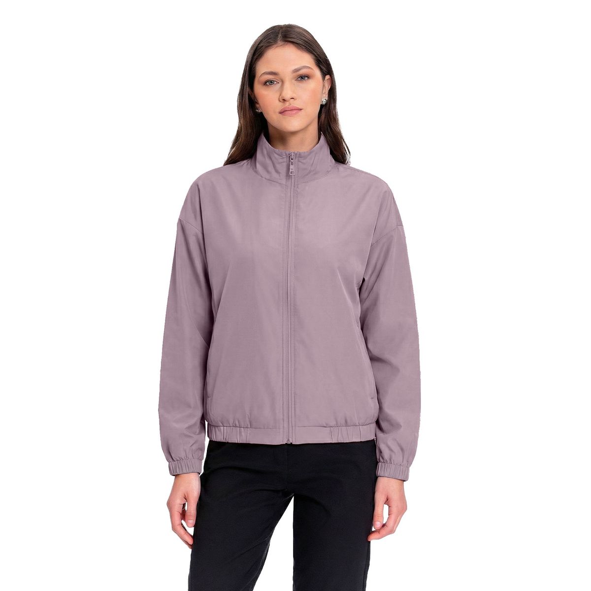 TOTTO - Chaqueta Ligera Rompevientos Glowout Morado Mujer Totto