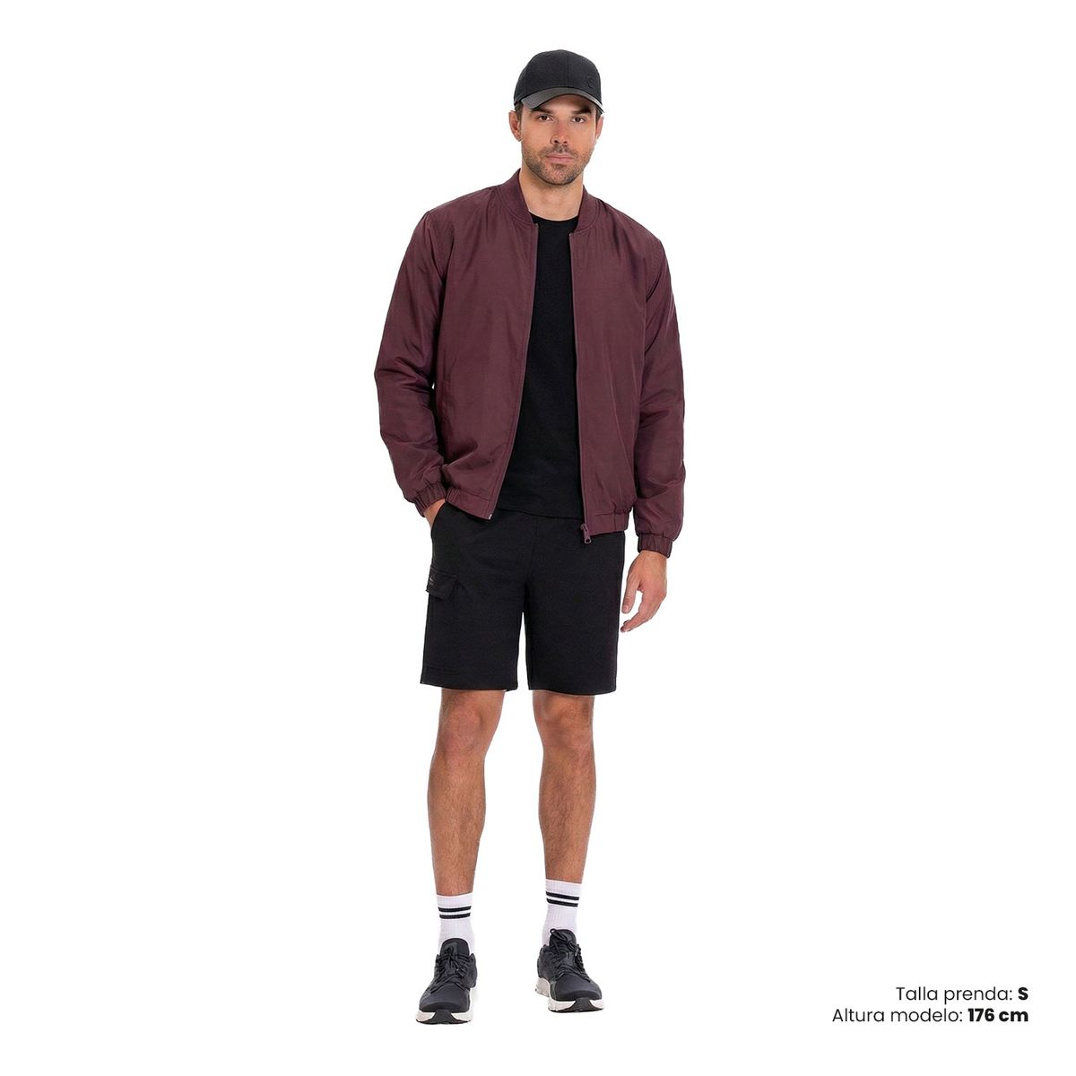 TOTTO - Chaqueta Ligera Rompevientos Trackout Rojo Hombre Totto