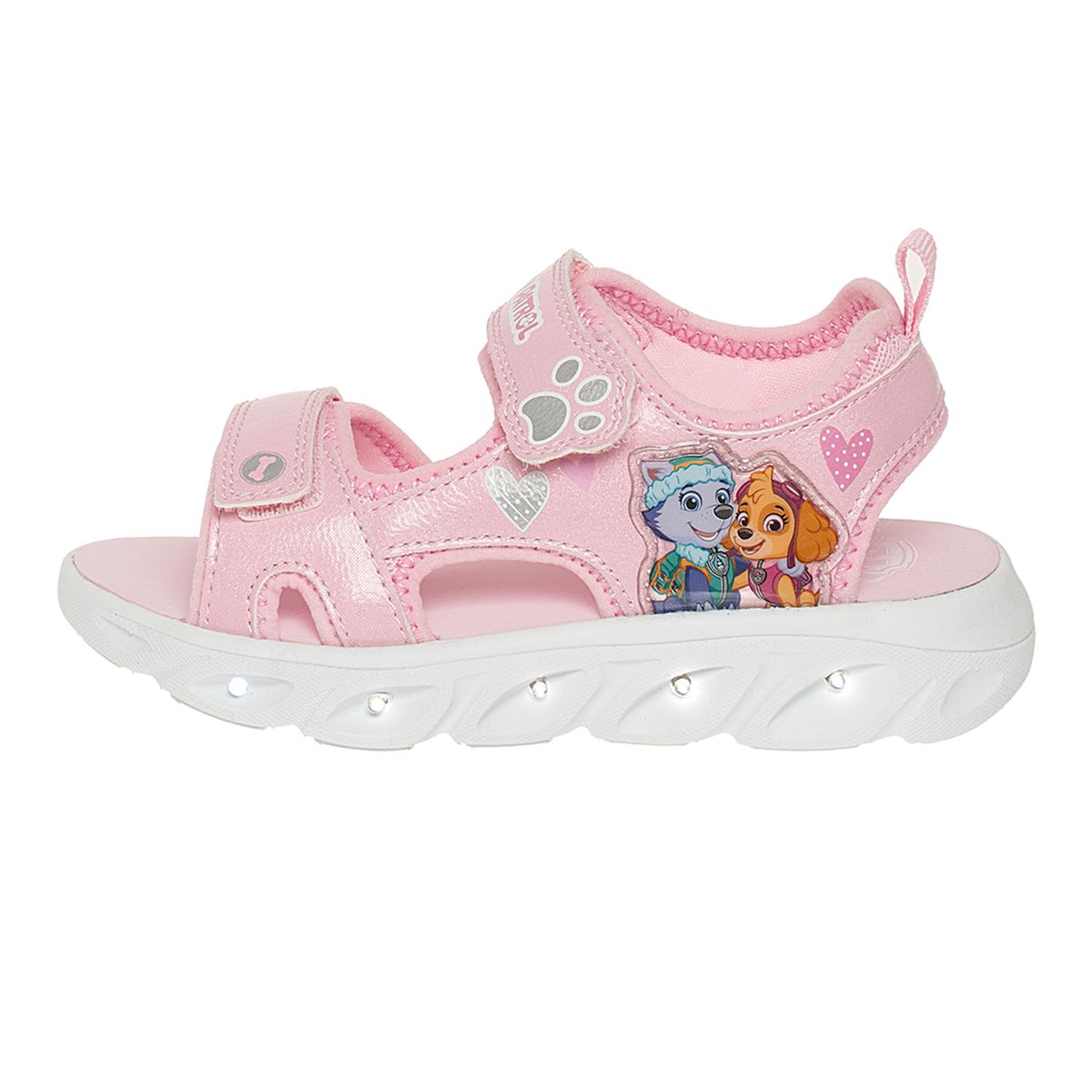 NICKELODEON - Sandalias Con Diseño De Paw Patrol Para Niña Pequeña Rosa Claro Nickelodeon 210253