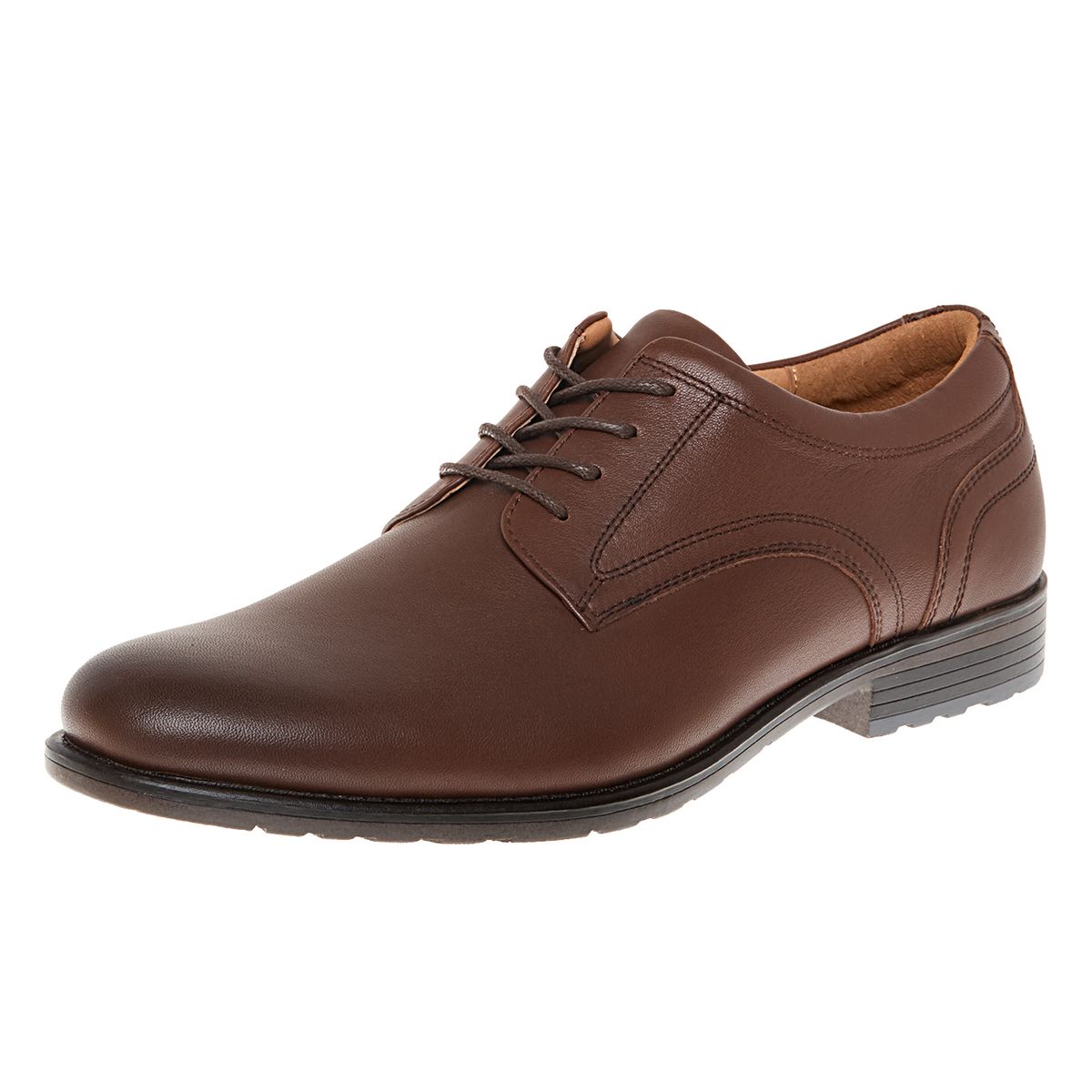 COMFORT PLUS - Zapatos De Vestir Para Hombre Café Medio Comfort Plus 210170