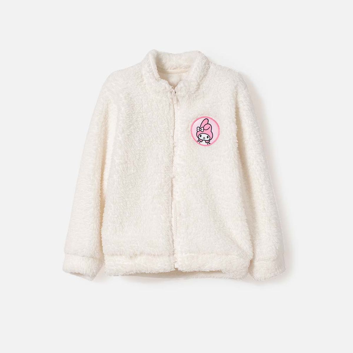 SANRIO - Buzo de My Melody con cierre marfil para niña 2T a 5T