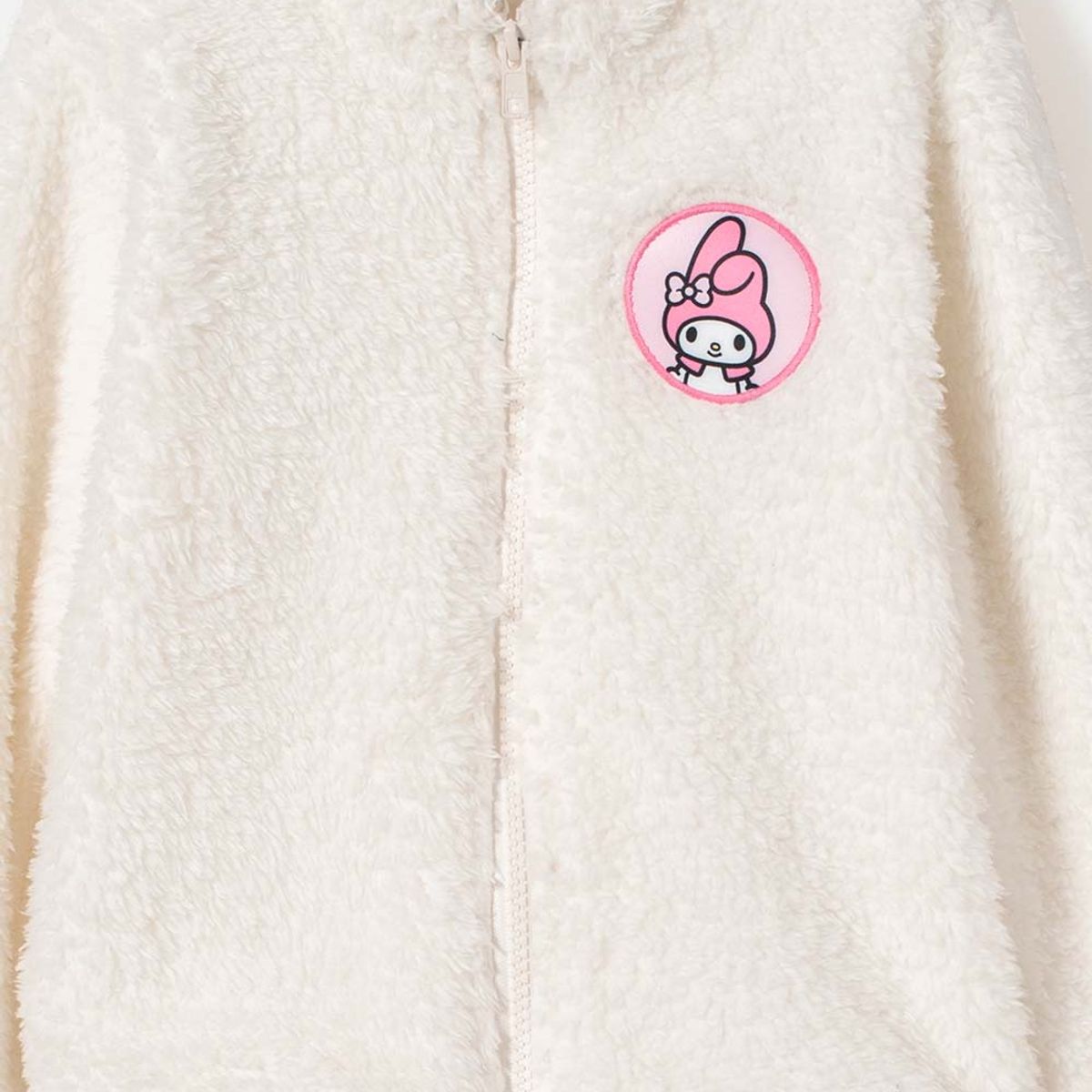 SANRIO - Buzo de My Melody con cierre marfil para niña 2T a 5T