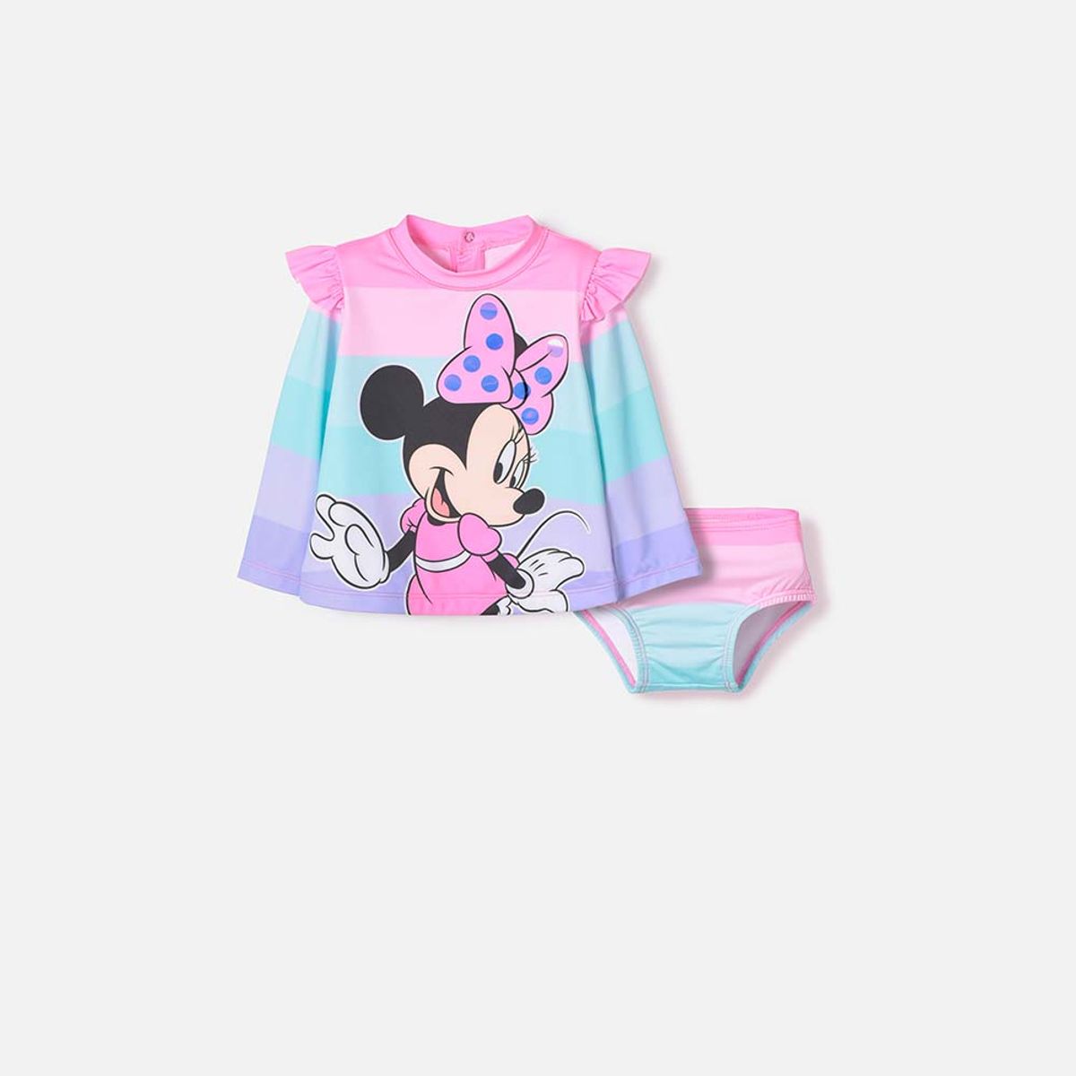 DISNEY - Conjunto der baño de Minnie mouse multicolor para bebé niña