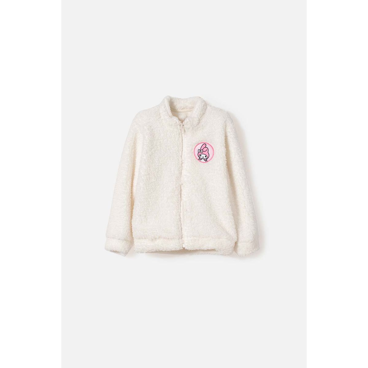 SANRIO - Buzo de My Melody con cierre marfil para niña 2T a 5T