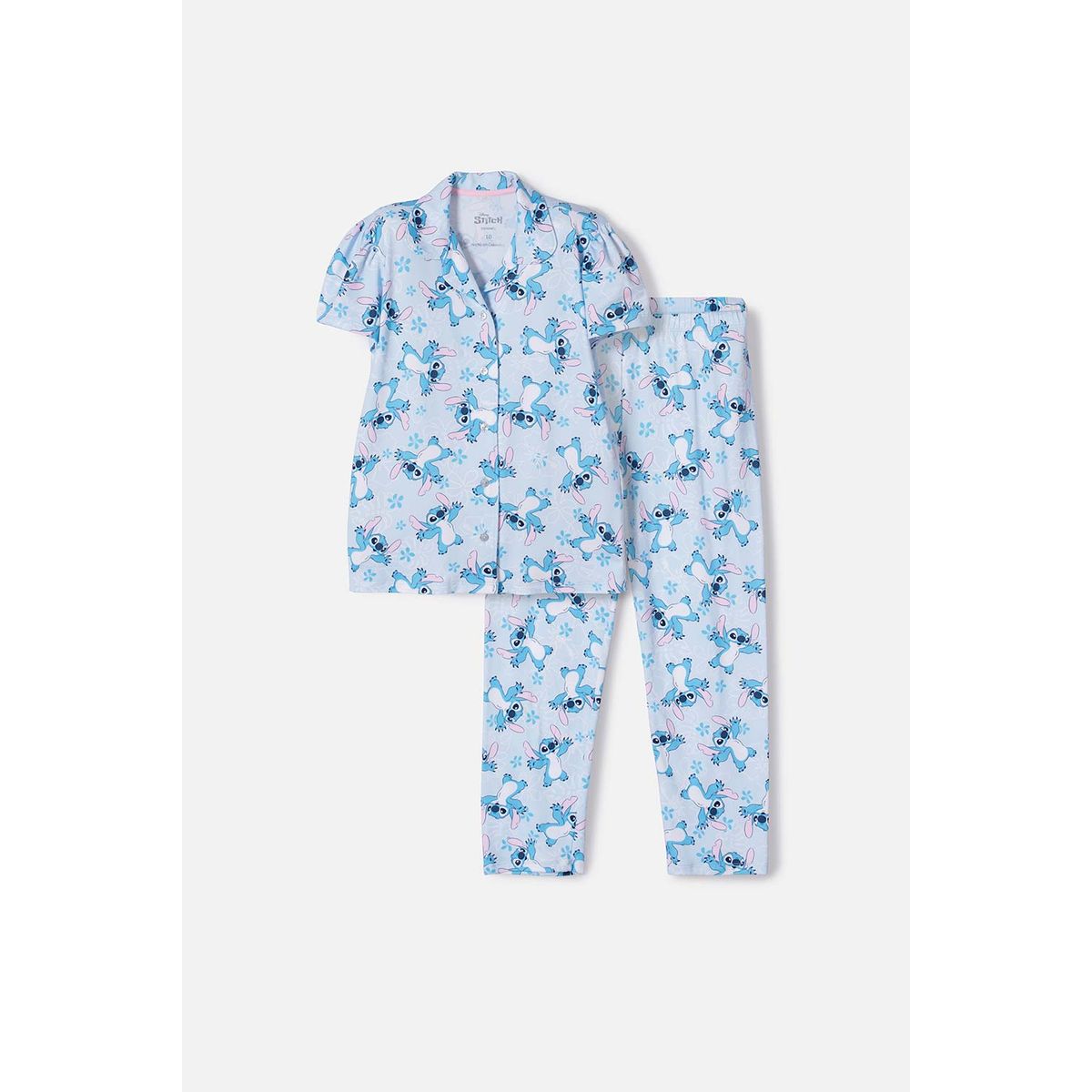 DISNEY - Pijama de Stitch pantalón largo multicolor para niña