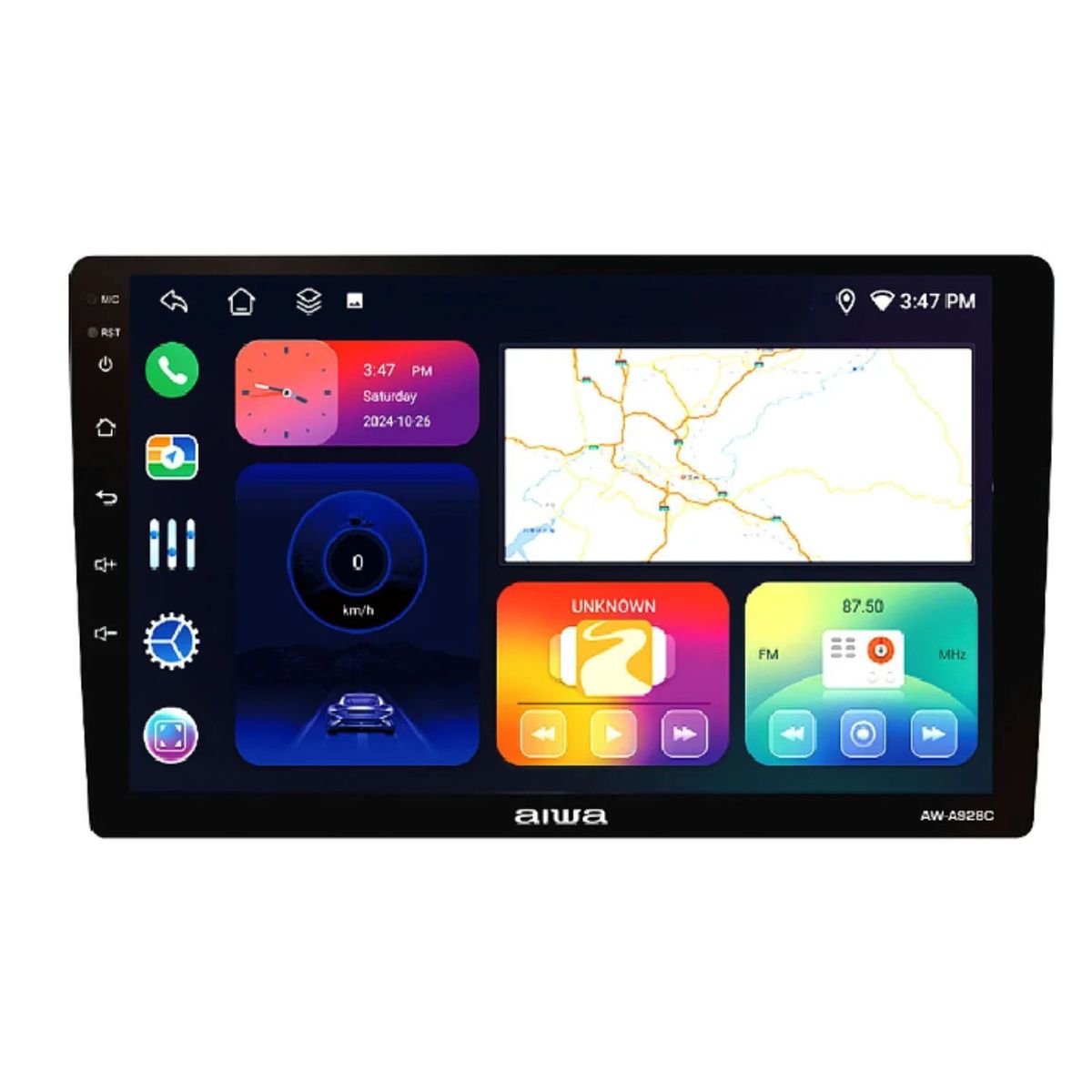 AIWA - Radio Carro Android Aiwa 9 Qled Octa Core 4gb 64gb Carplay