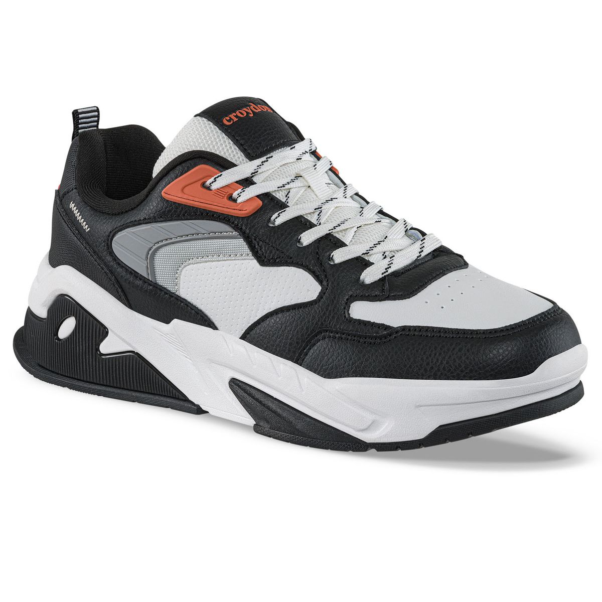 CROYDON - Tenis Urbanos Doter Negro-Blanco Croydon para Hombre
