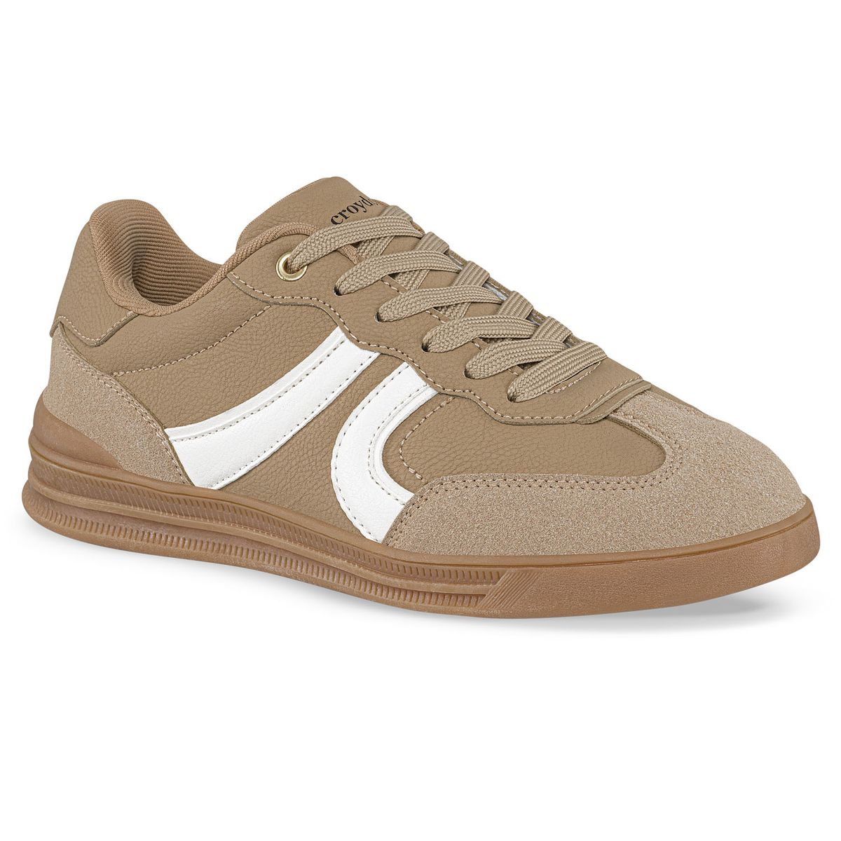 CROYDON - Tenis Sona Beige-Blanco Croydon para Mujer
